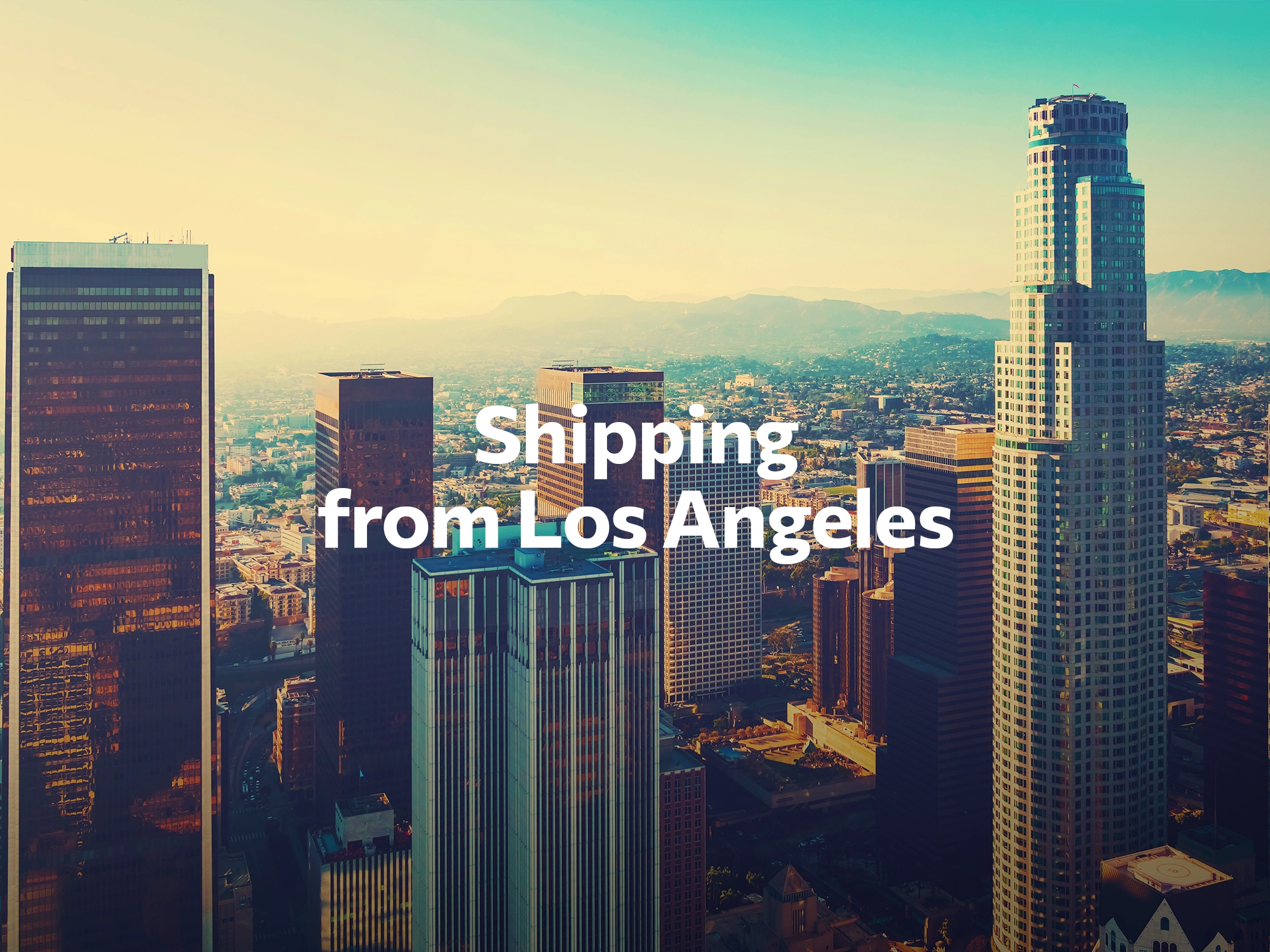 Shipping company from Los Angeles, freight rates for FTL and LTL shipping in Los Angeles