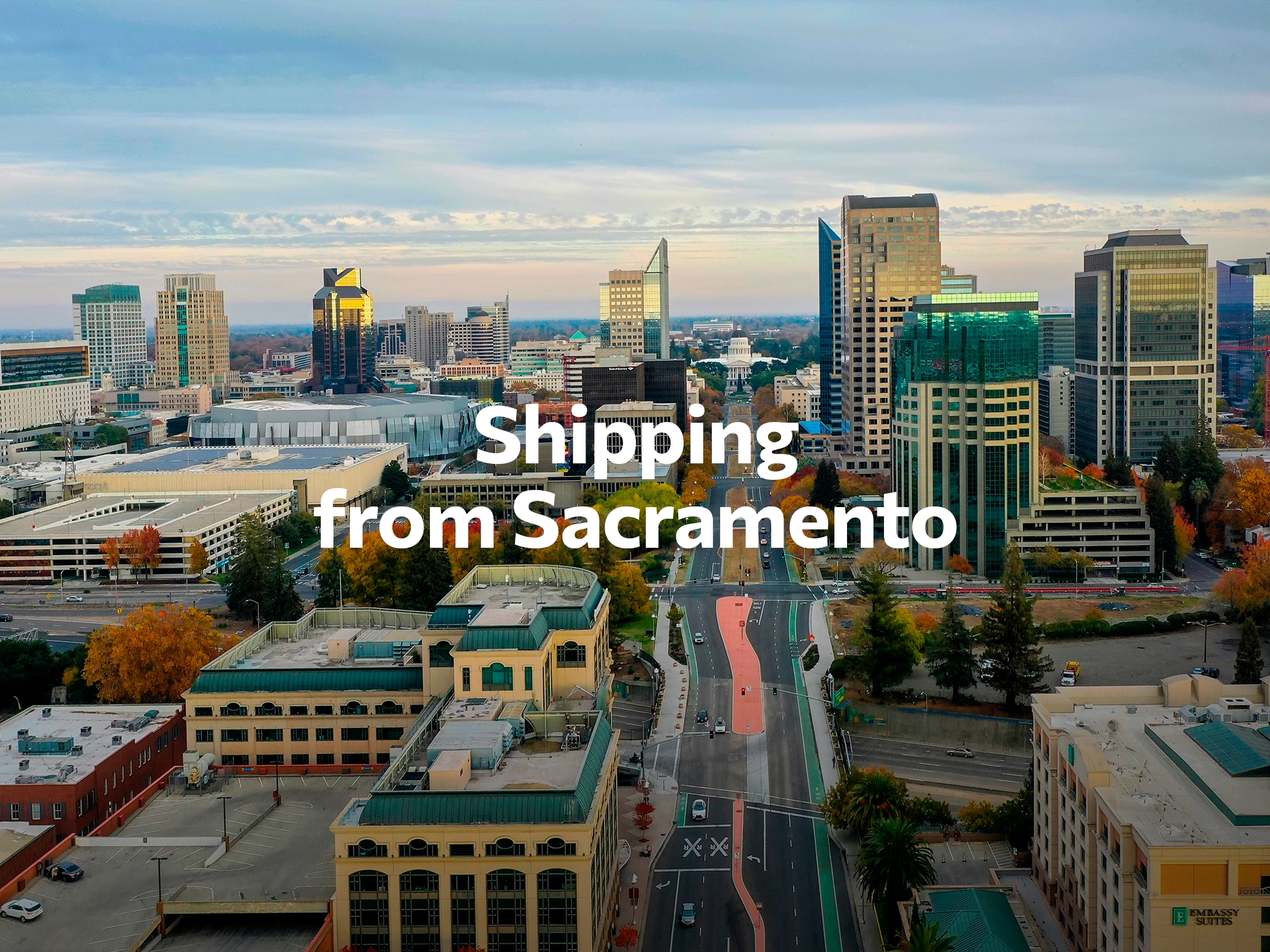 Shipping company from Sacramento, freight rates for FTL and LTL shipping in Sacramento