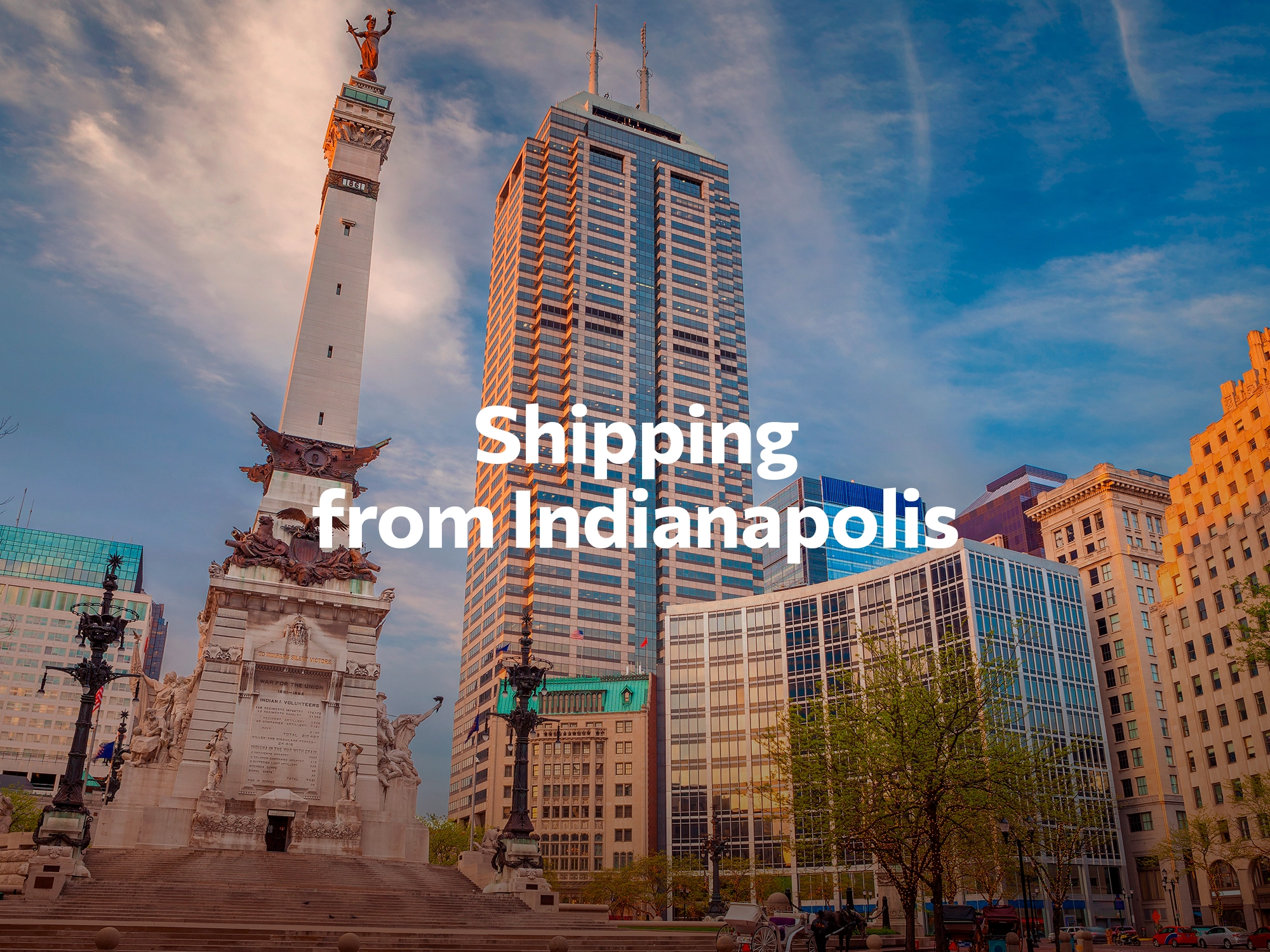 Shipping company from Indianapolis, freight rates for FTL and LTL shipping in Indianapolis