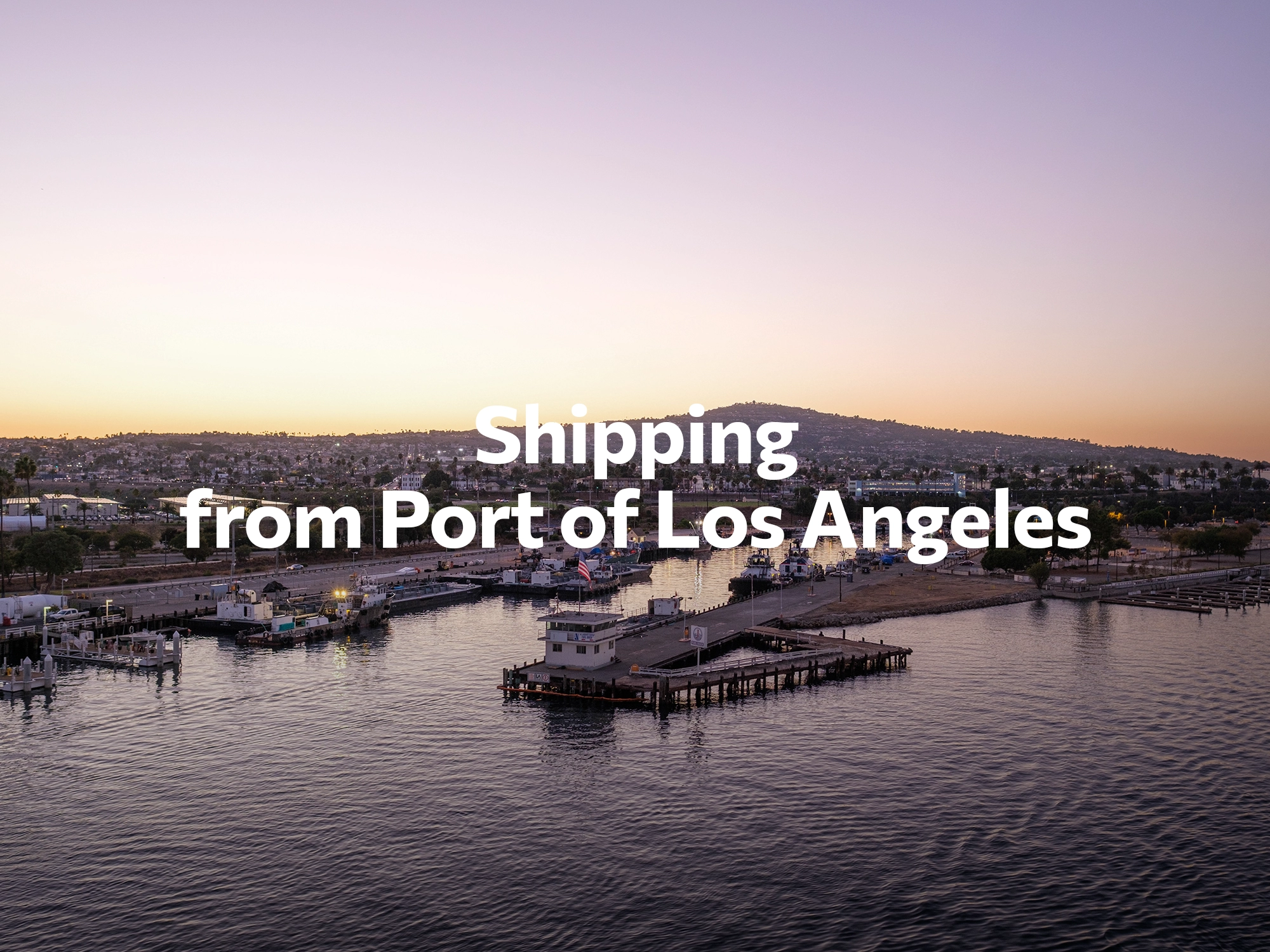 Shipping company from Port of Los Angeles, freight rates for FTL and LTL shipping in Port of Los Angeles