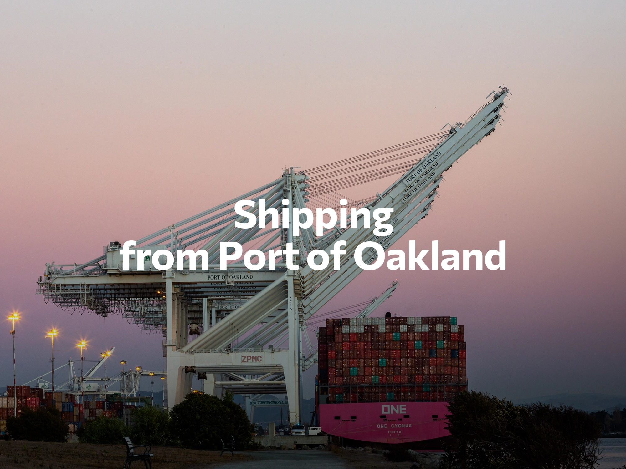 Shipping company from Port of Oakland, freight rates for FTL and LTL shipping in Port of Oakland